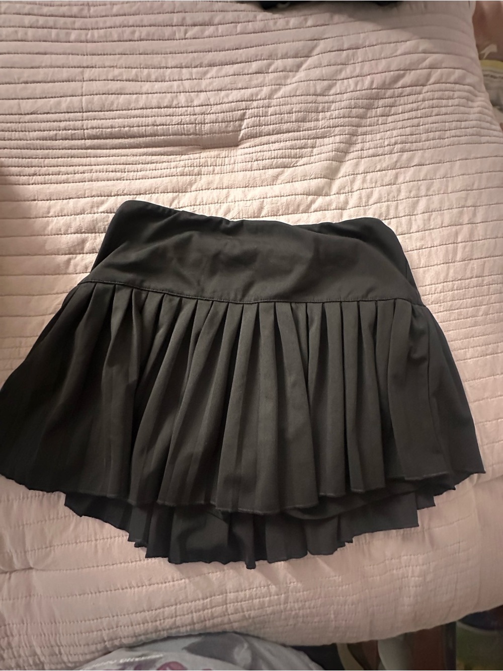 Tillys Black Pleated Tennis Skirt Micro Mini Skort